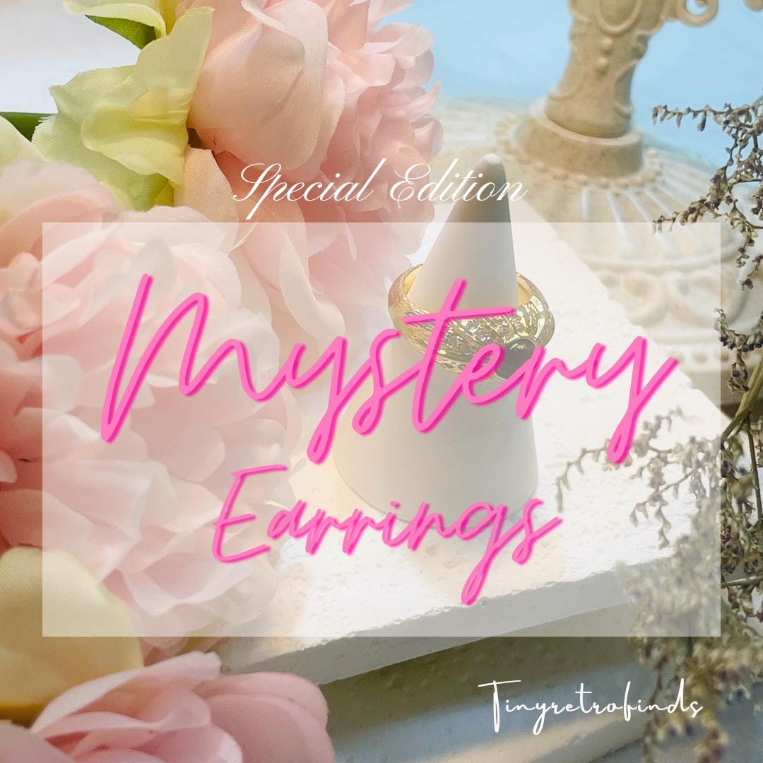 Mystery Earrings Bundle | Mystery jewelry grab bags, Custom mystery jewelry box, jewelry lot, bulk jewelry box Vintage Inspired Gift for Her