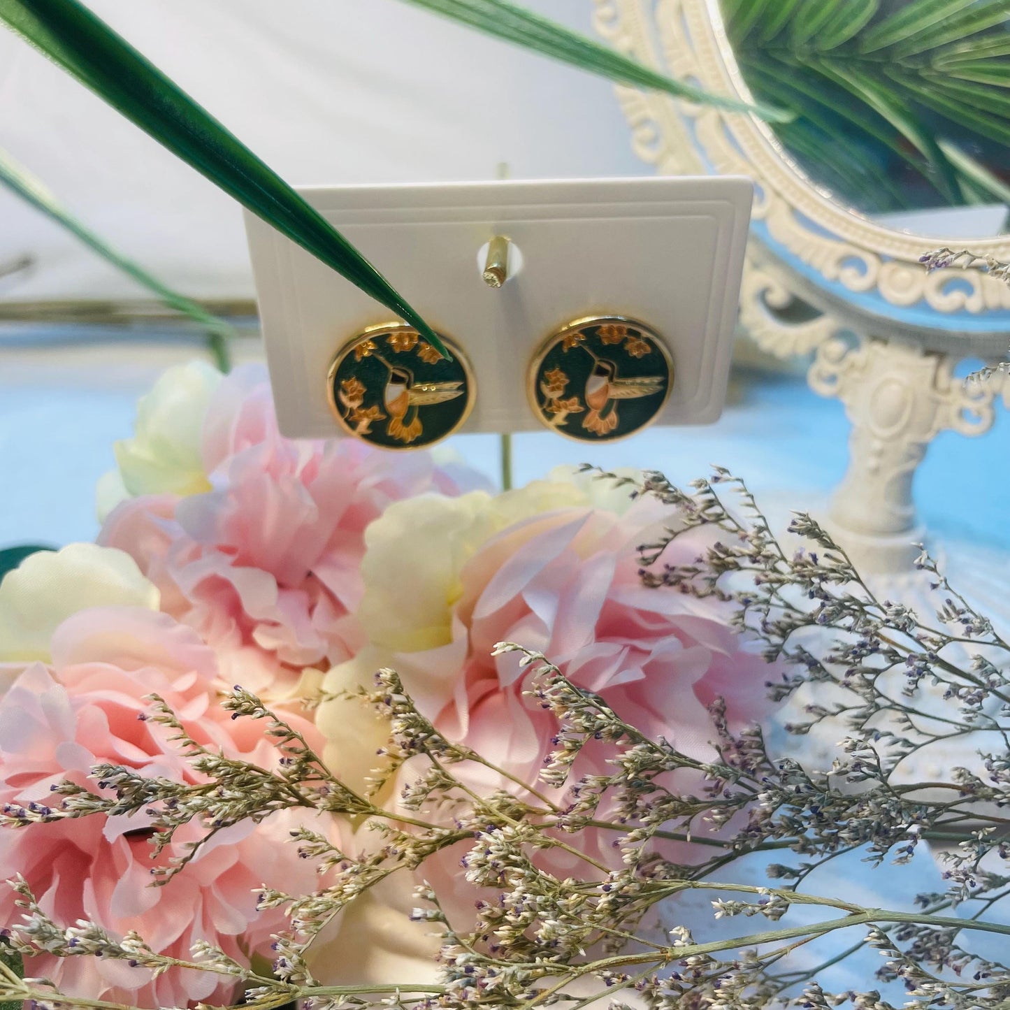 Vintage Inspired Stud Earrings Collections | 925 sliver or 18k gold plated earring post | Elegant Earrings for Women | Jewelry Gift for Her