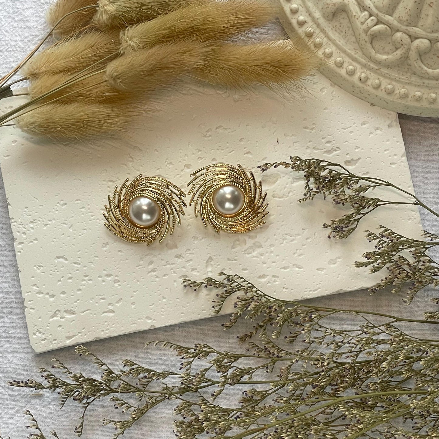 Vintage Inspired Stud Earrings Collections | 925 sliver or 18k gold plated earring post | Elegant Earrings for Women | Jewelry Gift for Her